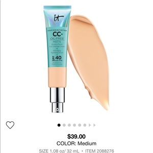 IT COSMETICS CC+ Cream Oil-Free Matte with SPF 40